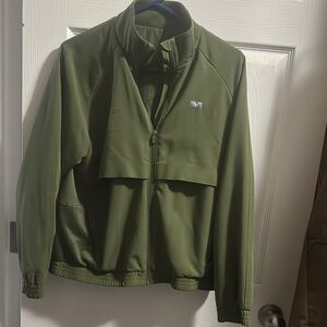 Figs Women’s Olive Green Scrub Jacket